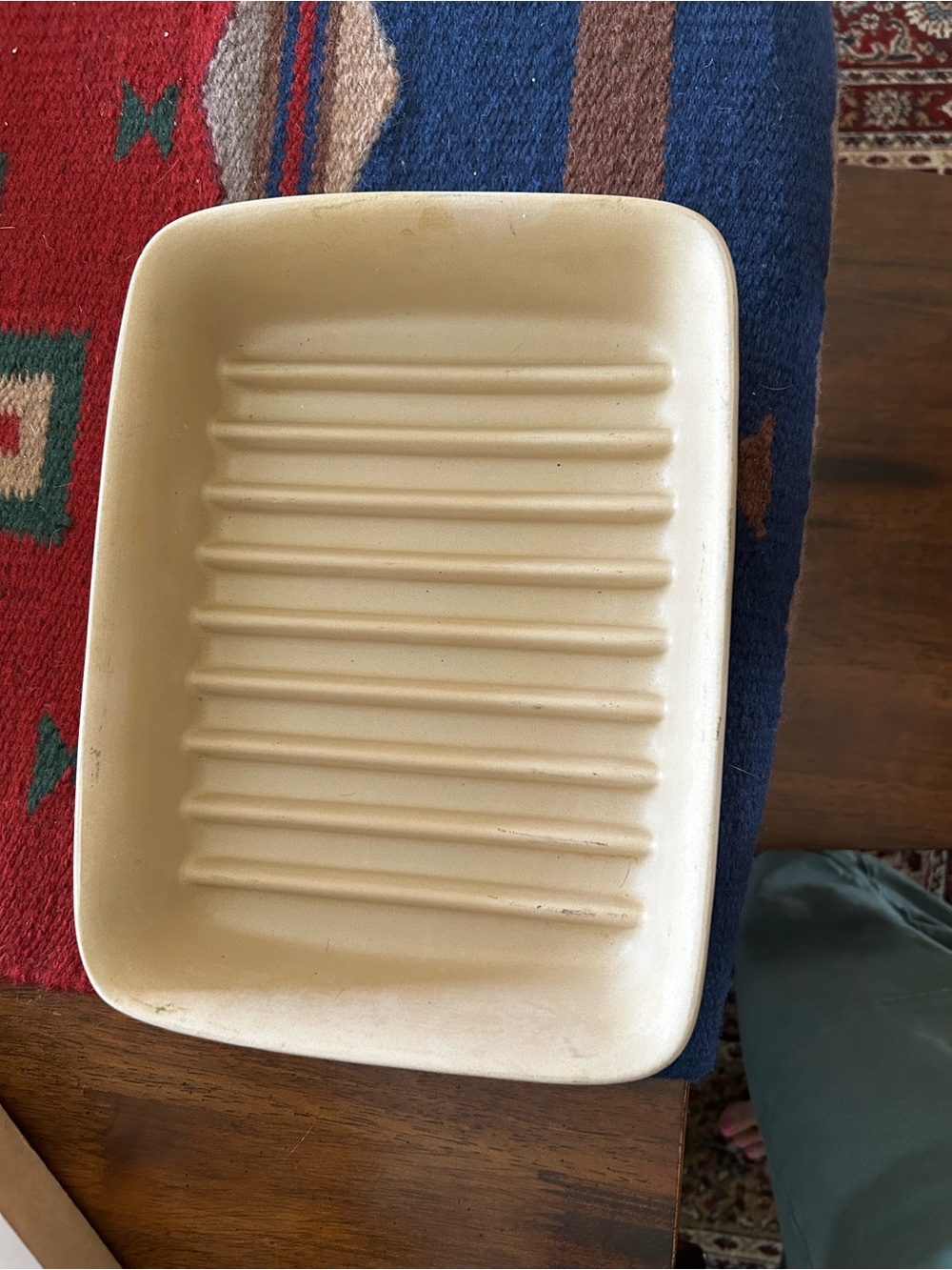 Pampered Chef Stoneware Bacon Pan